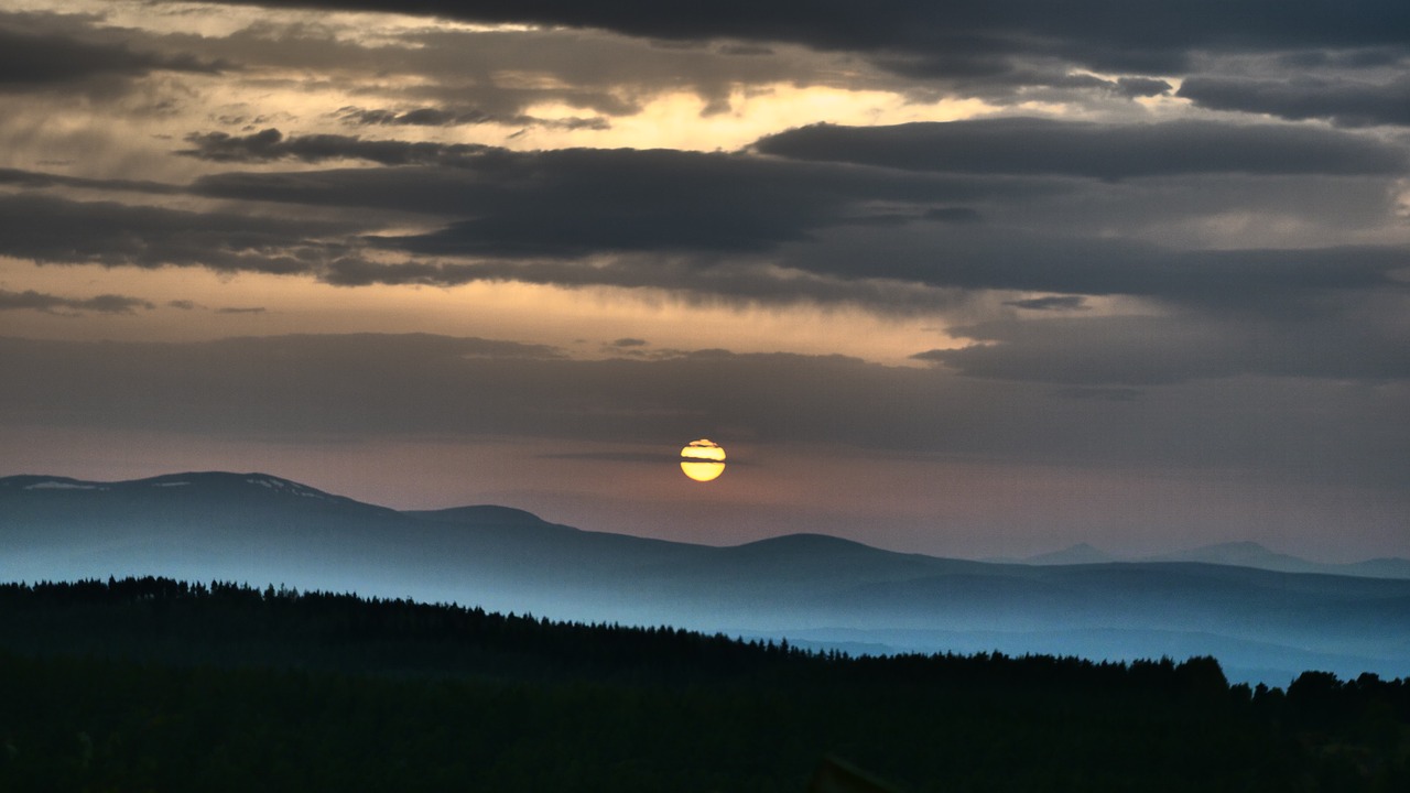 sunset  clouds  landscape free photo