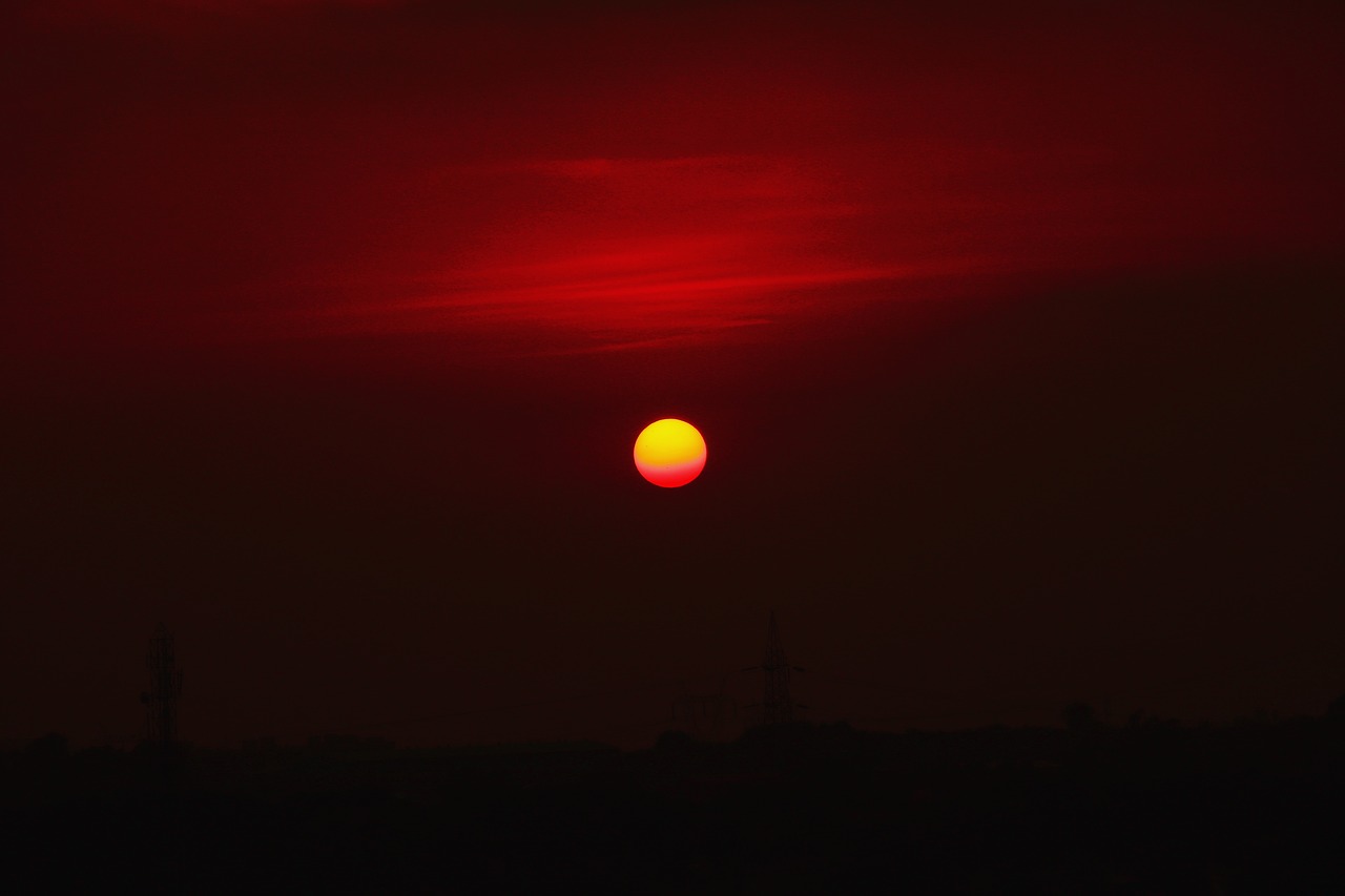 sunset  goa  baga beach free photo