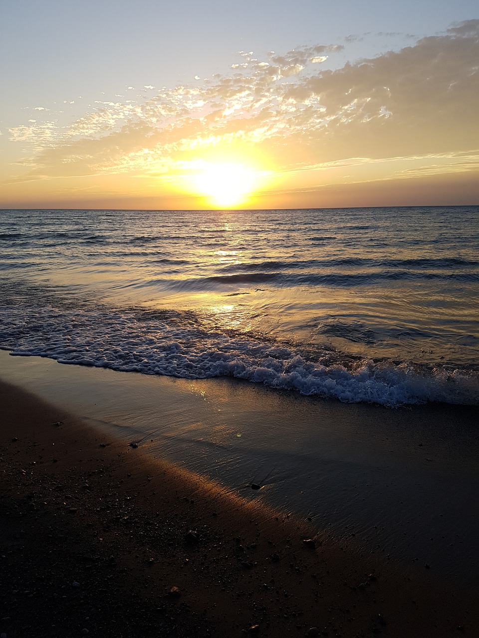 sunset  sky  beach free photo