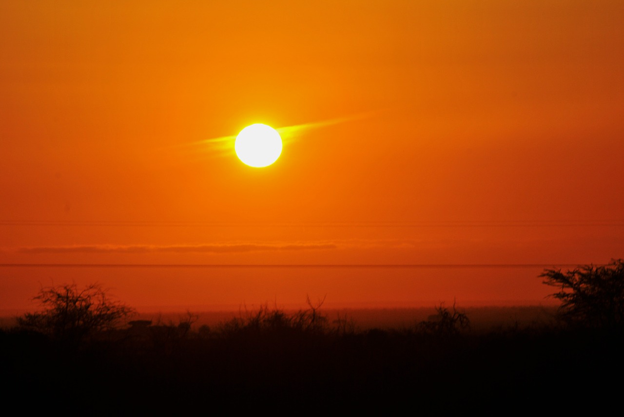 sunset sky sun free photo