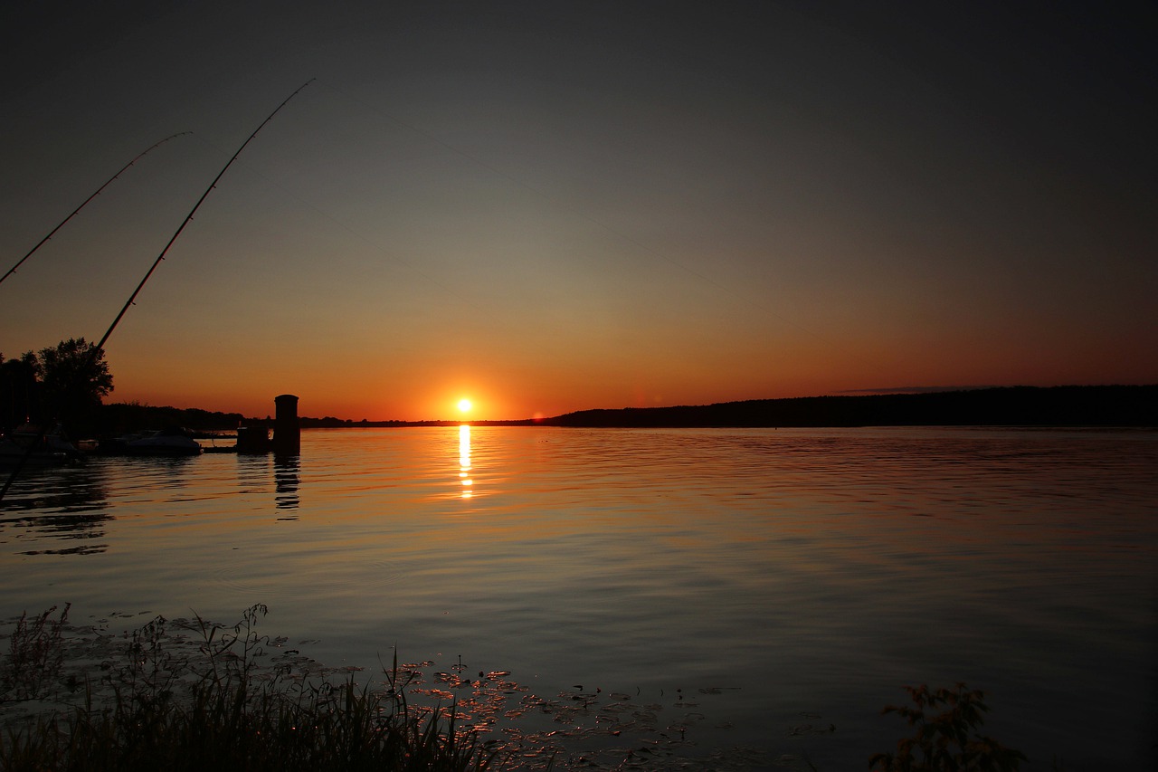 sunset  the pier  sky free photo