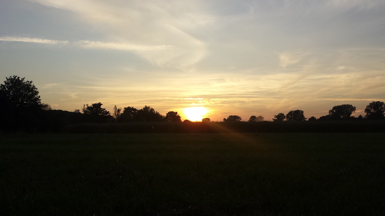 sunset landscape nature free photo