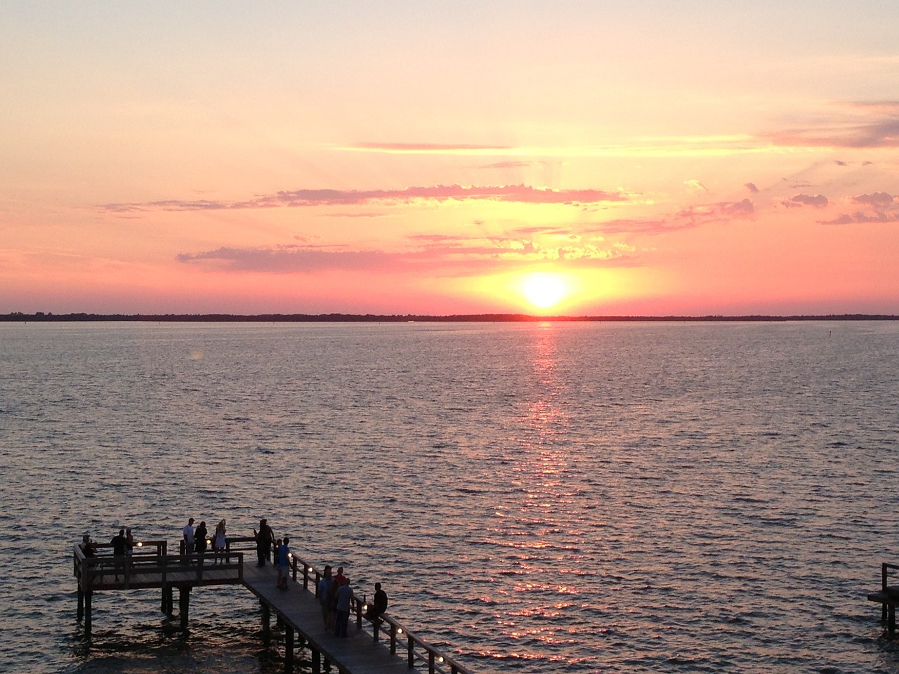 sunset florida skyline free photo