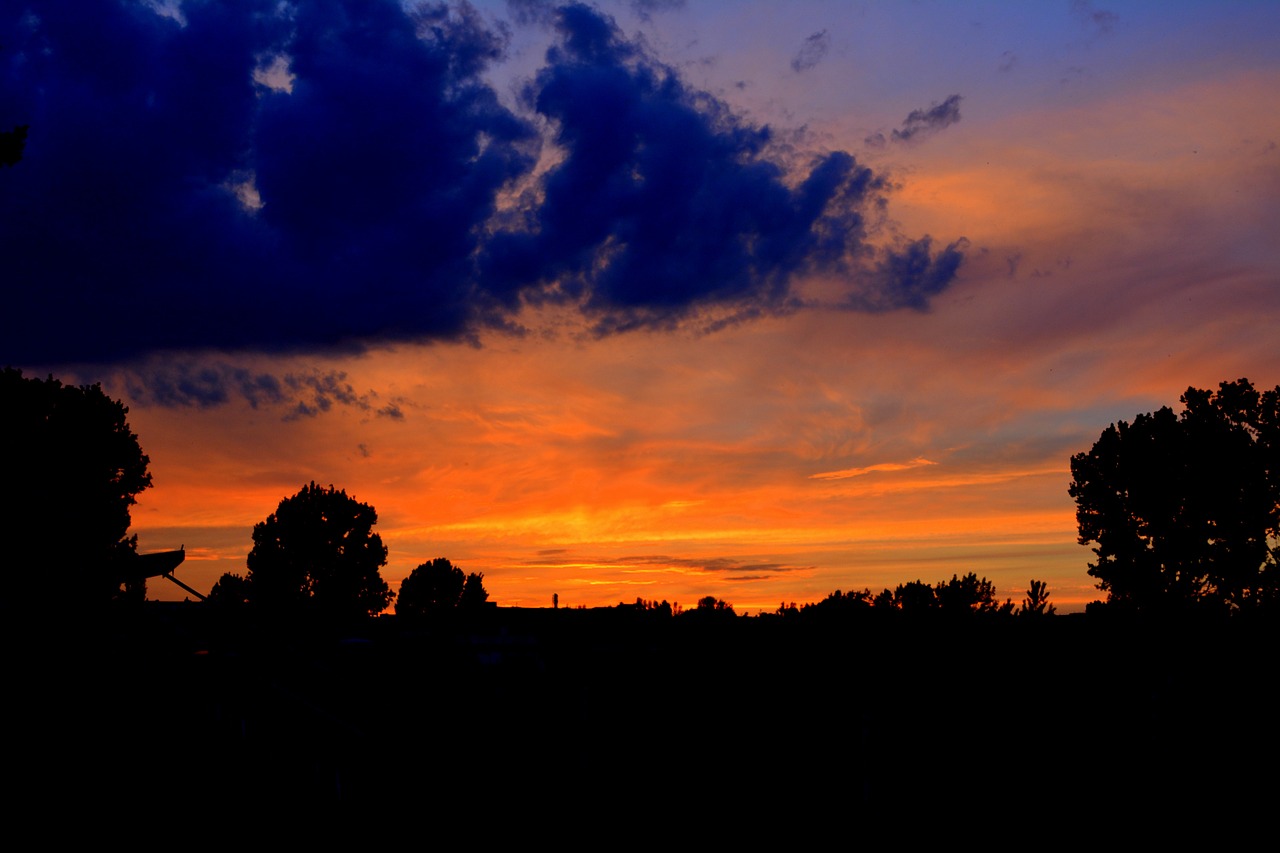 sunset cloud night free photo