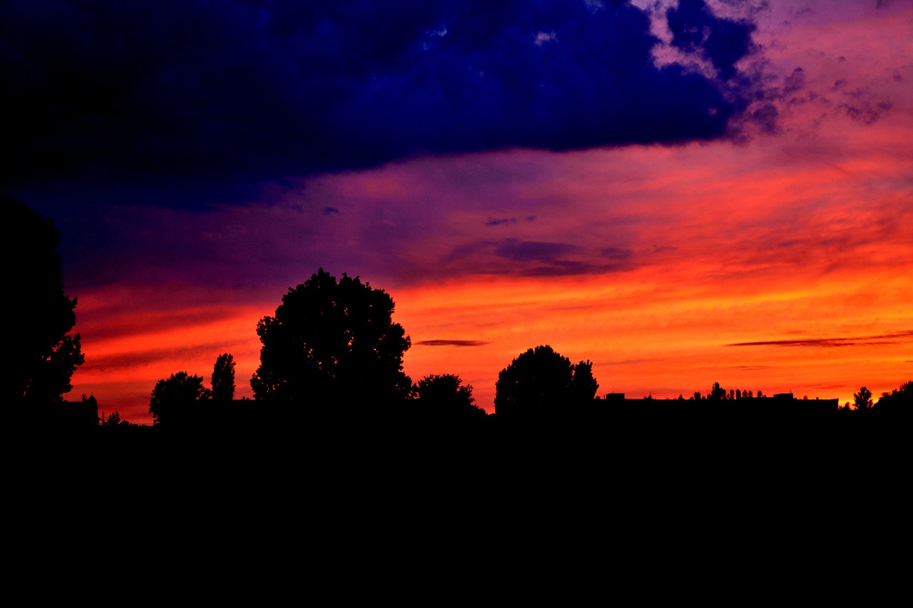 sunset cloud night free photo
