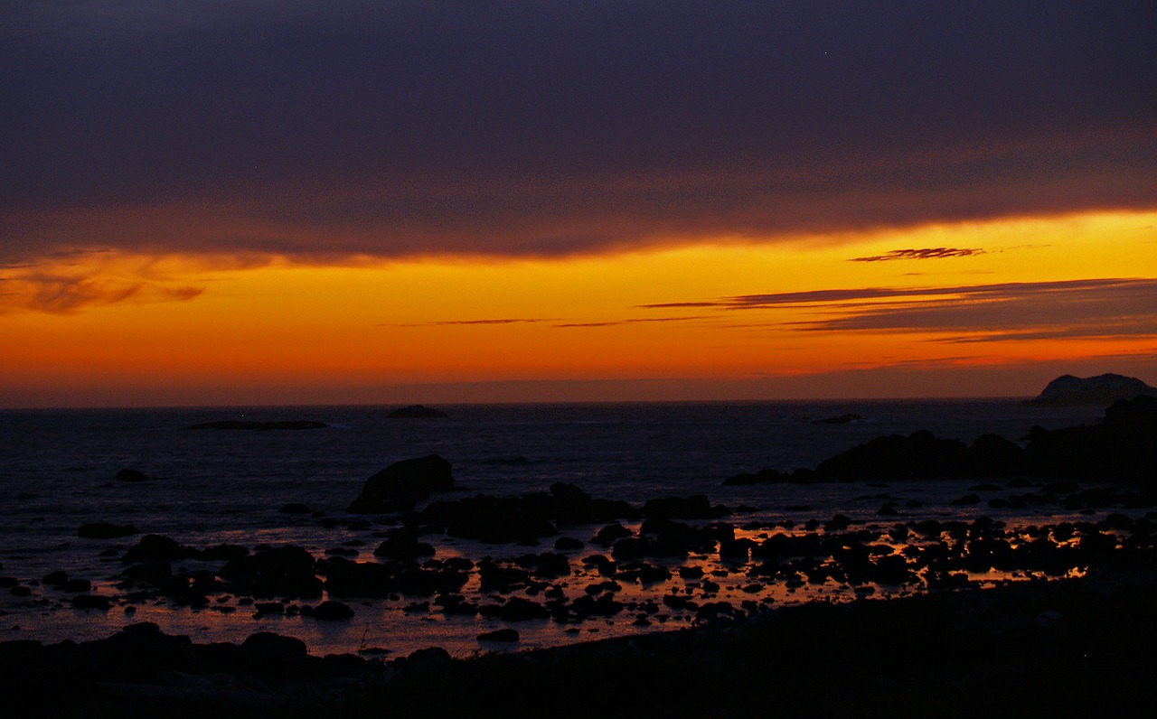 sunset oregon usa free photo