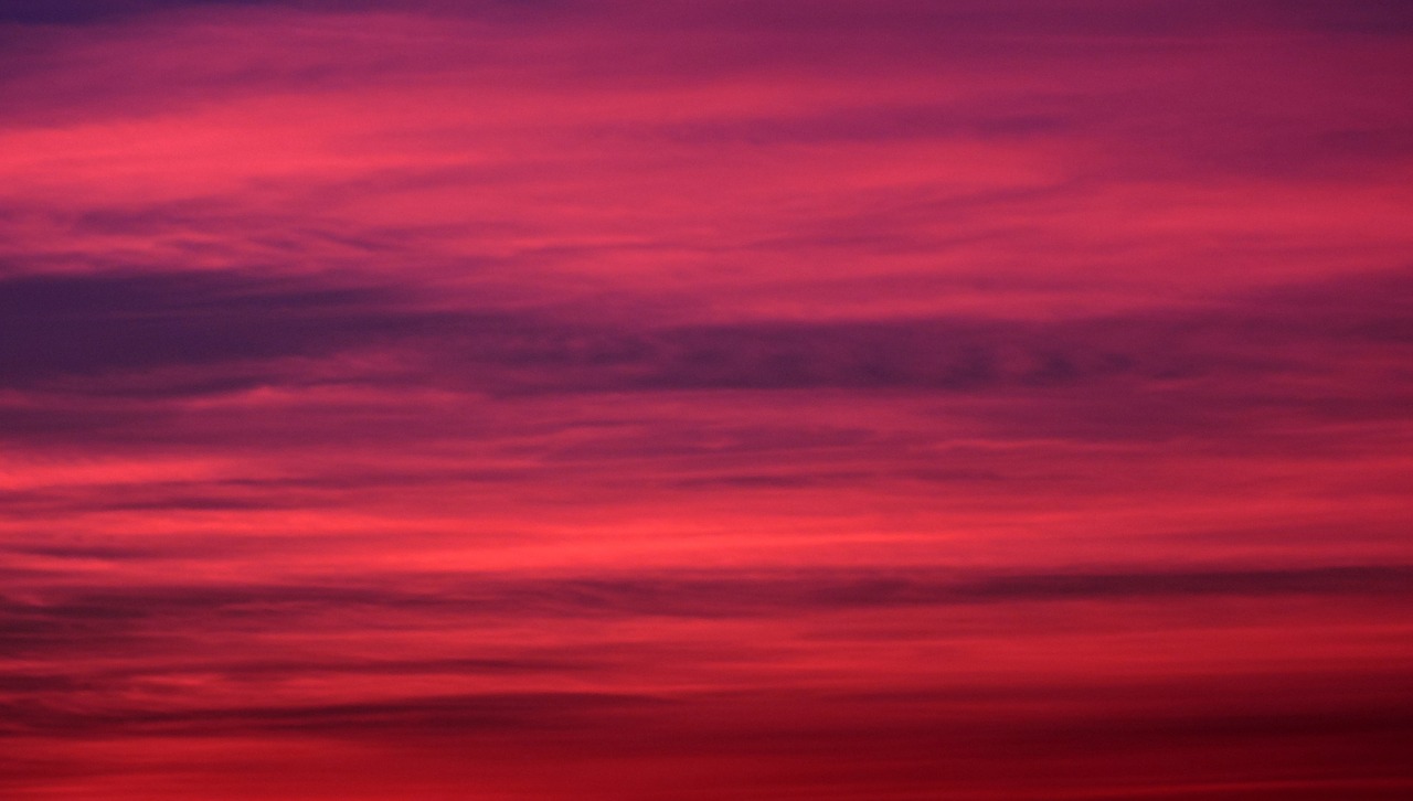 sunset sky clouds free photo