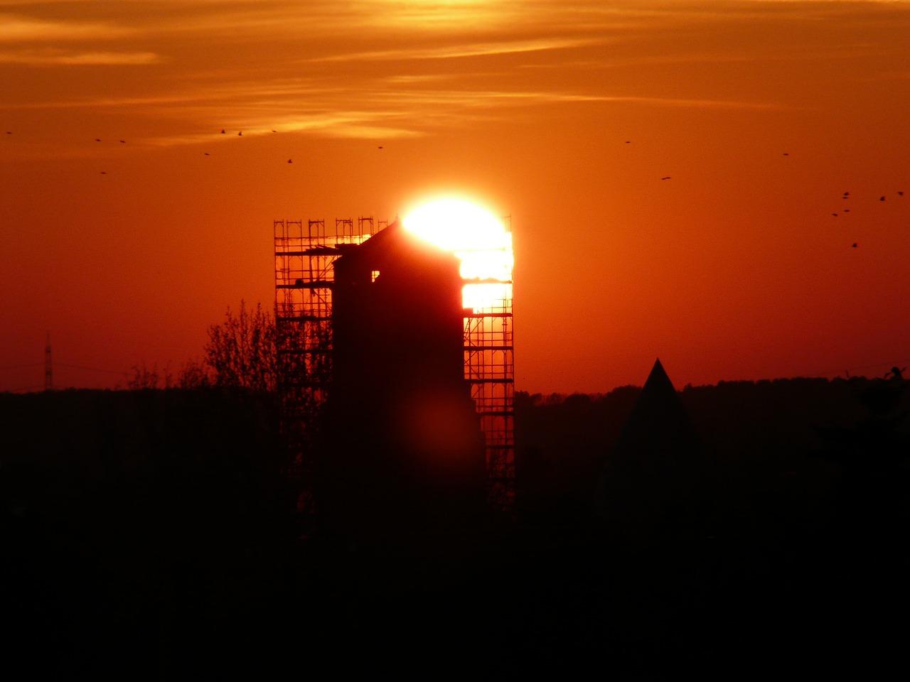 sunset mood romance free photo