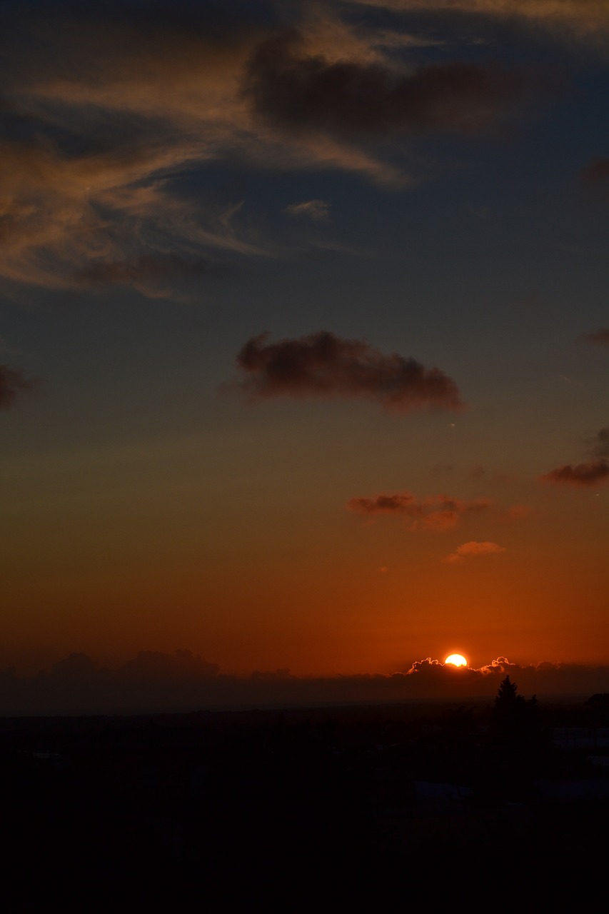 sunset cadiz andalusia free photo