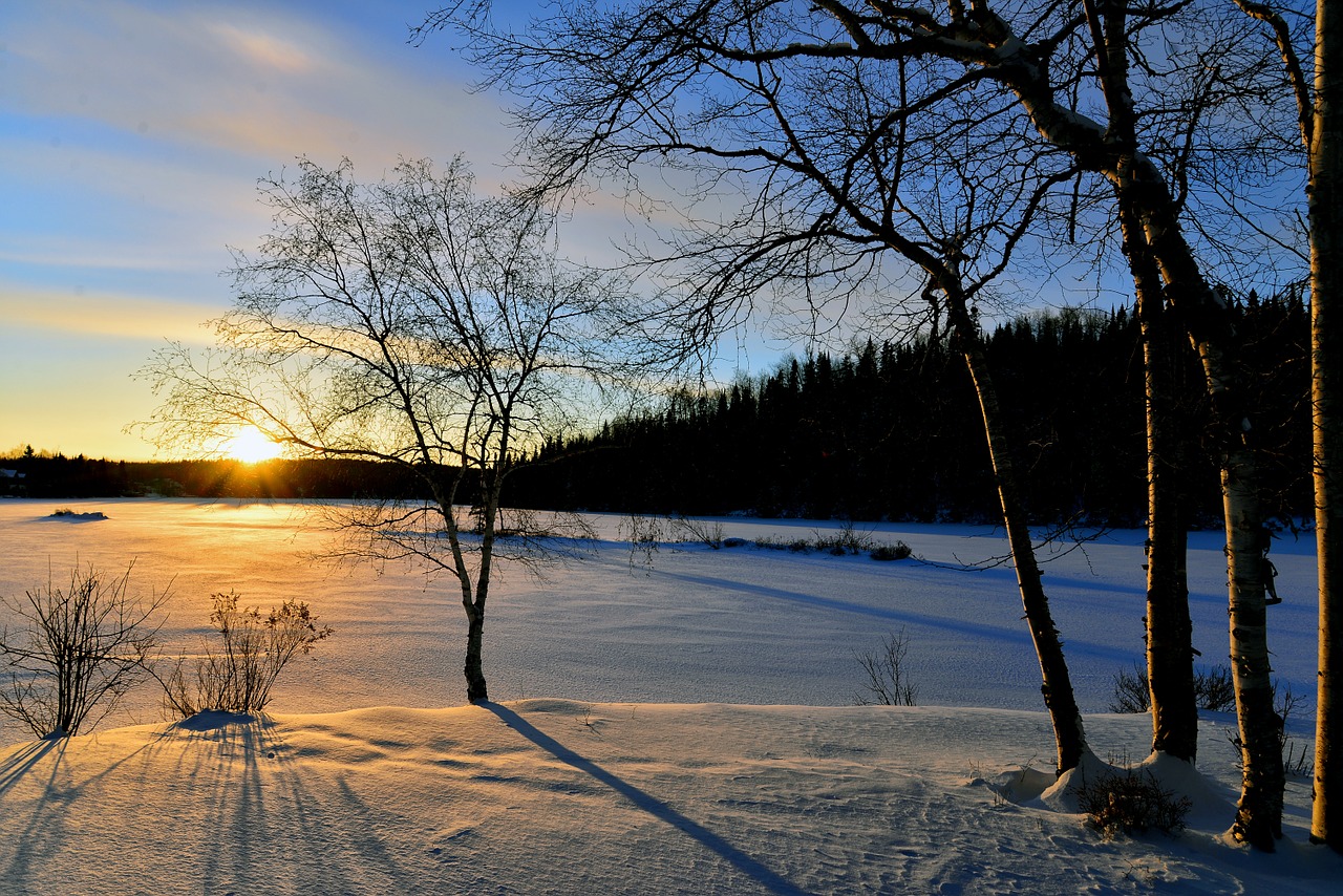 sunset landscape nature free photo