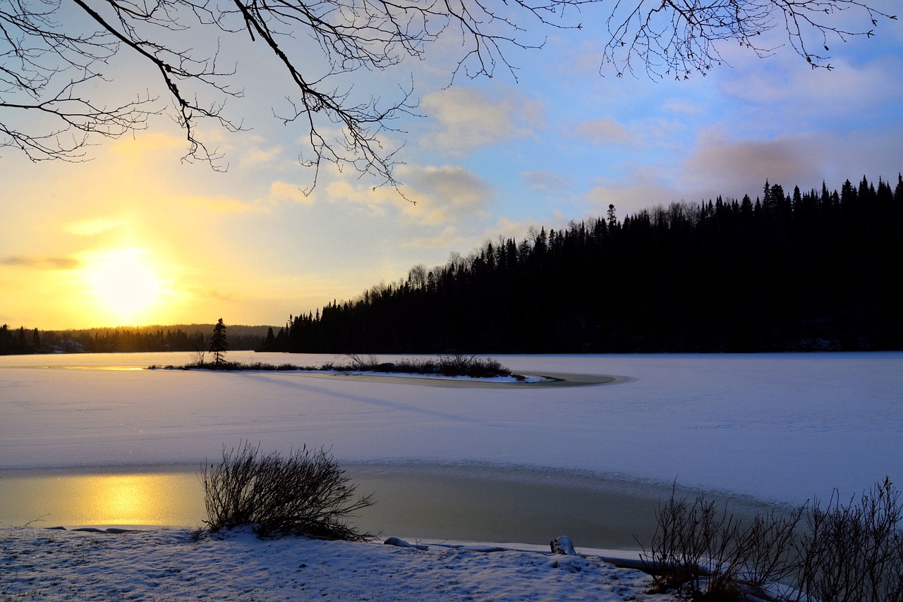 sunset landscape sky free photo