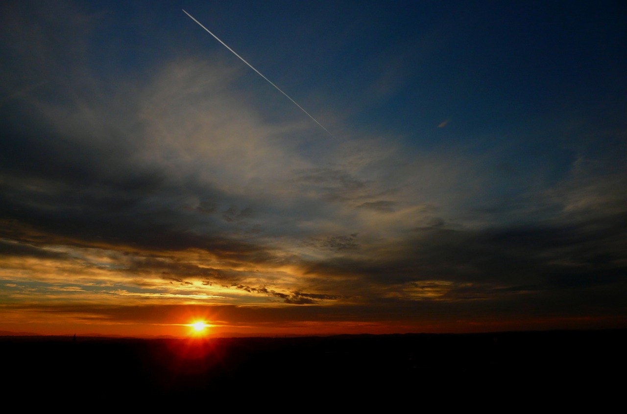 sunset twilight evening free photo