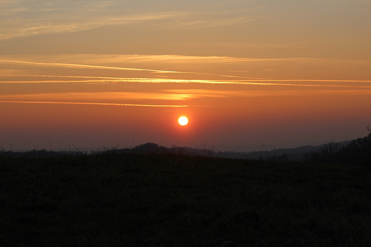 sunset dusk abendstimmung free photo