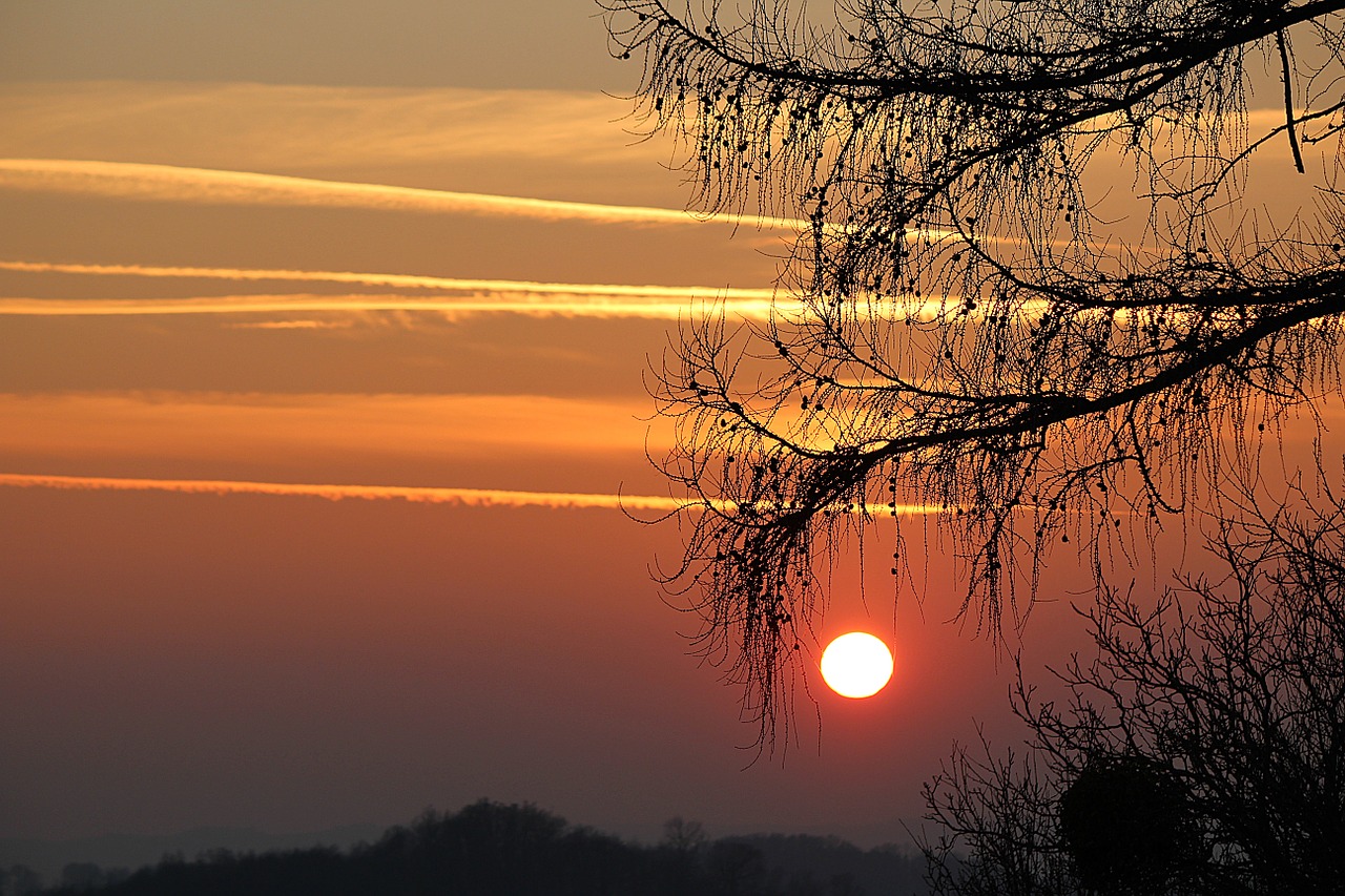 sunset dusk abendstimmung free photo