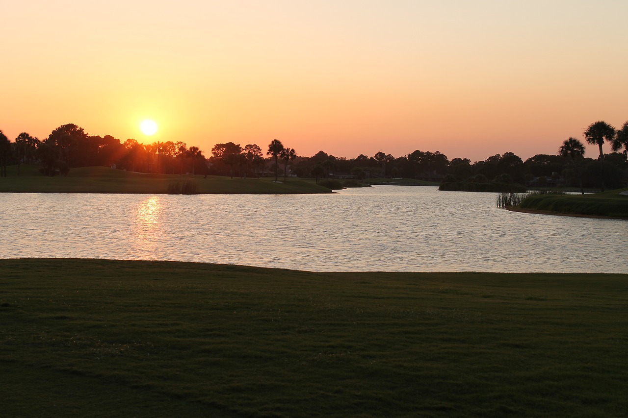 sunset ponte vedra beach free photo