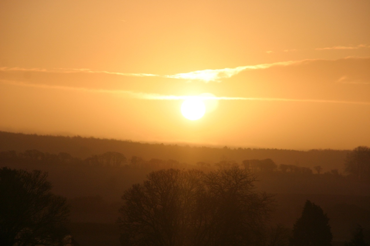 sunset hope yellow free photo