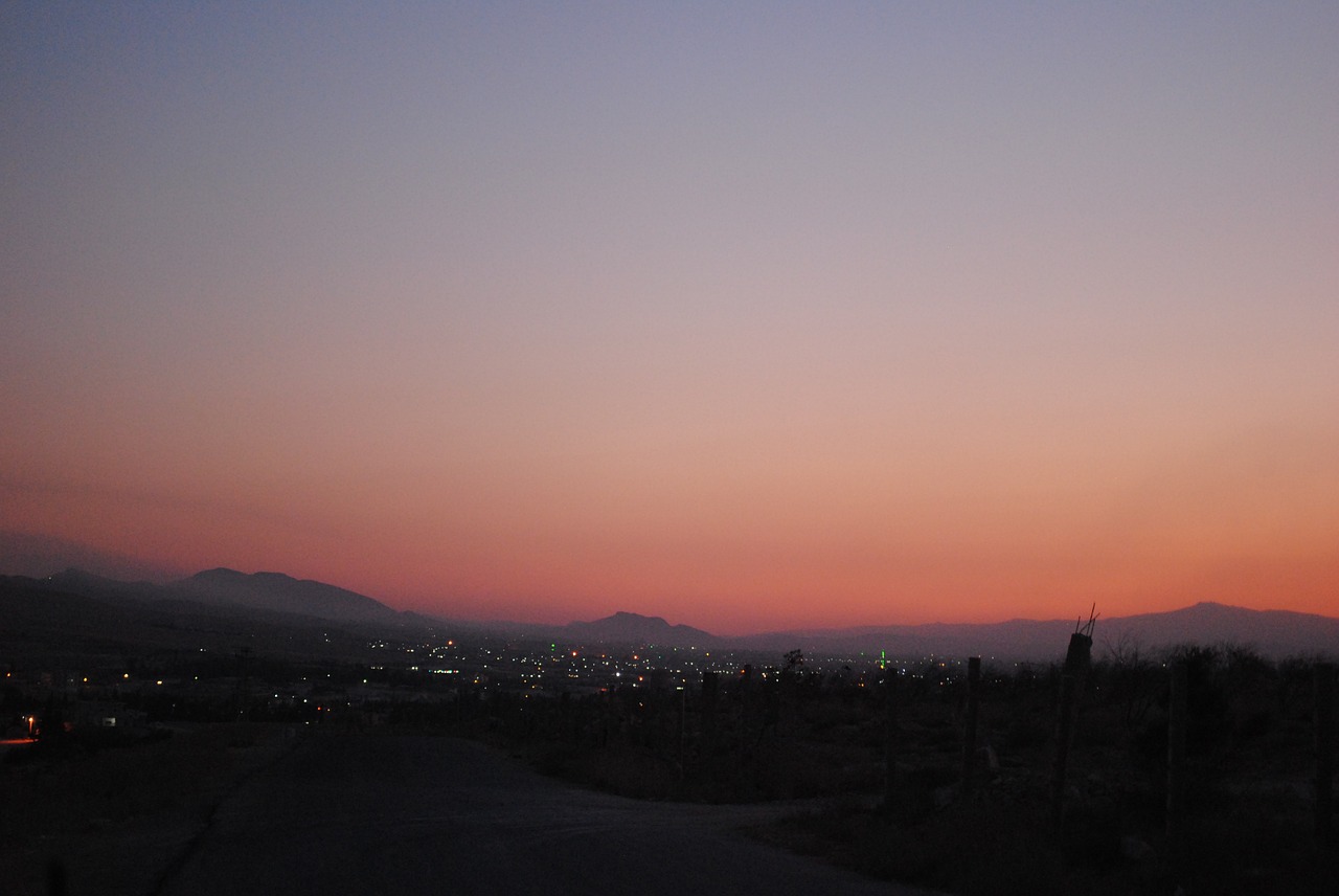 sunset ruhayba syria free photo