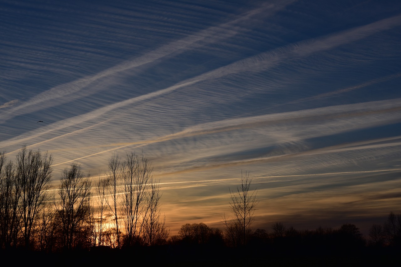 sunset sky evening sky free photo