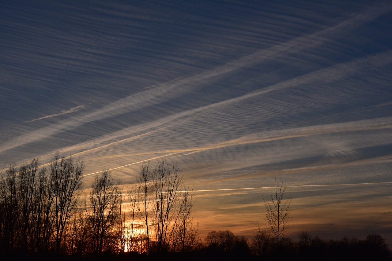 sunset sky evening sky free photo