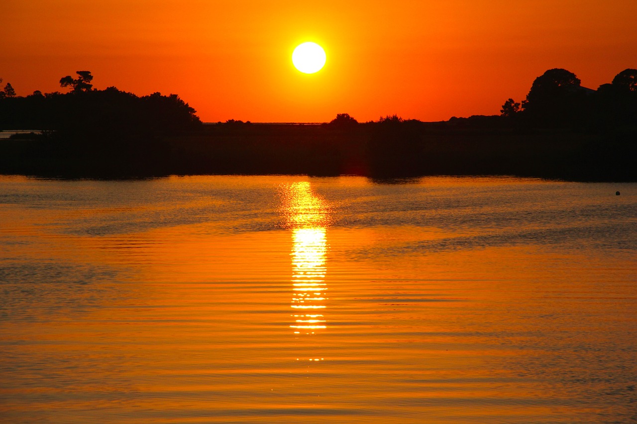 sunset florida nature free photo