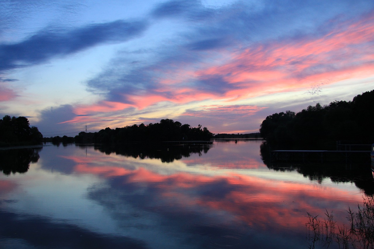 sunset havel water free photo