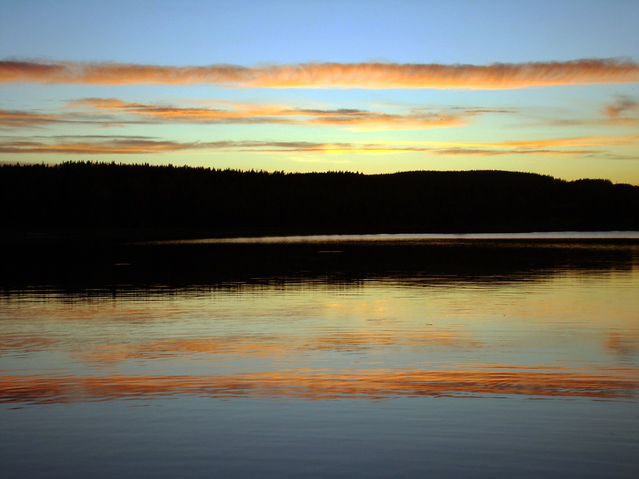 sunset himmel cloud free photo