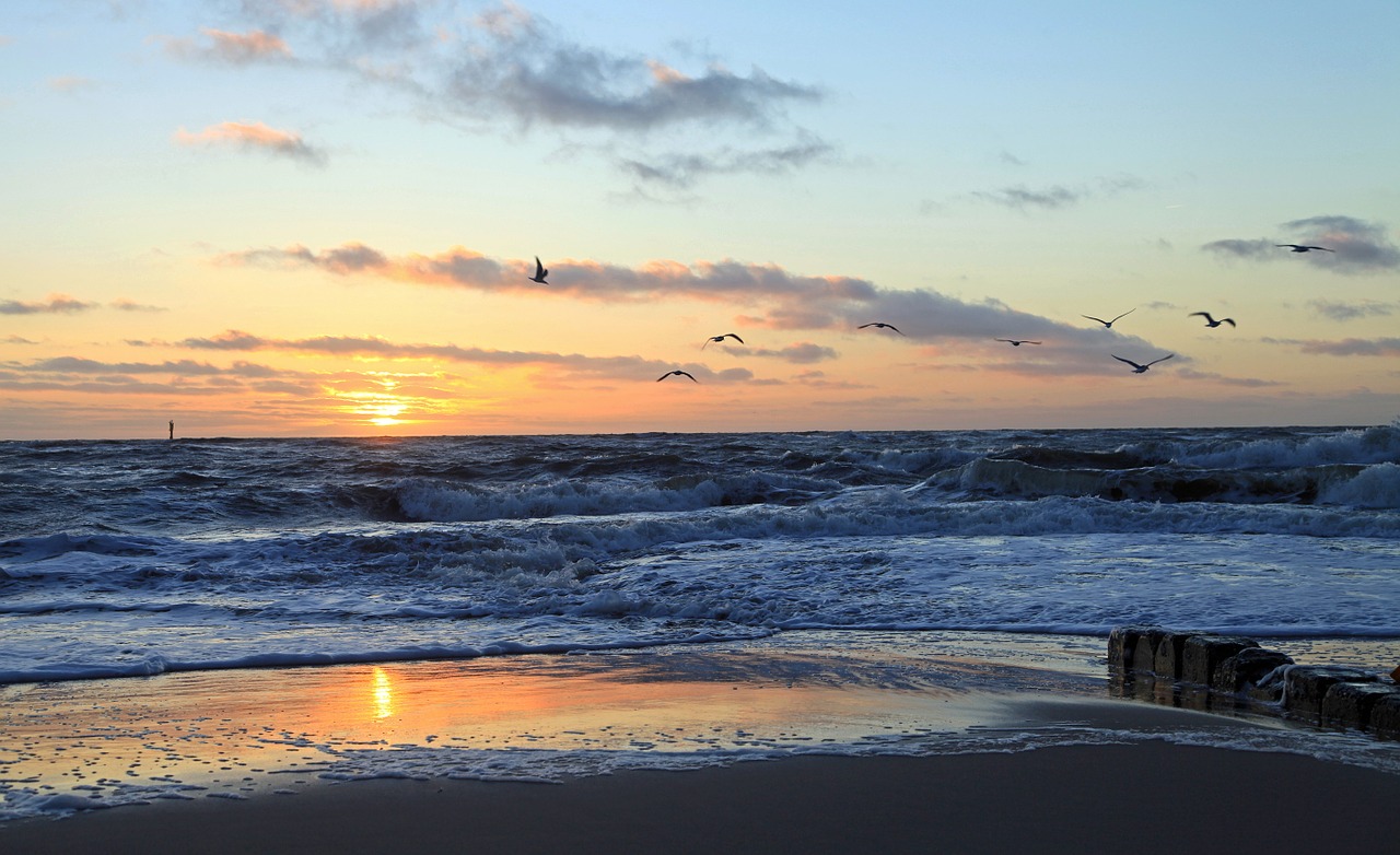 sunset afterglow evening sky free photo