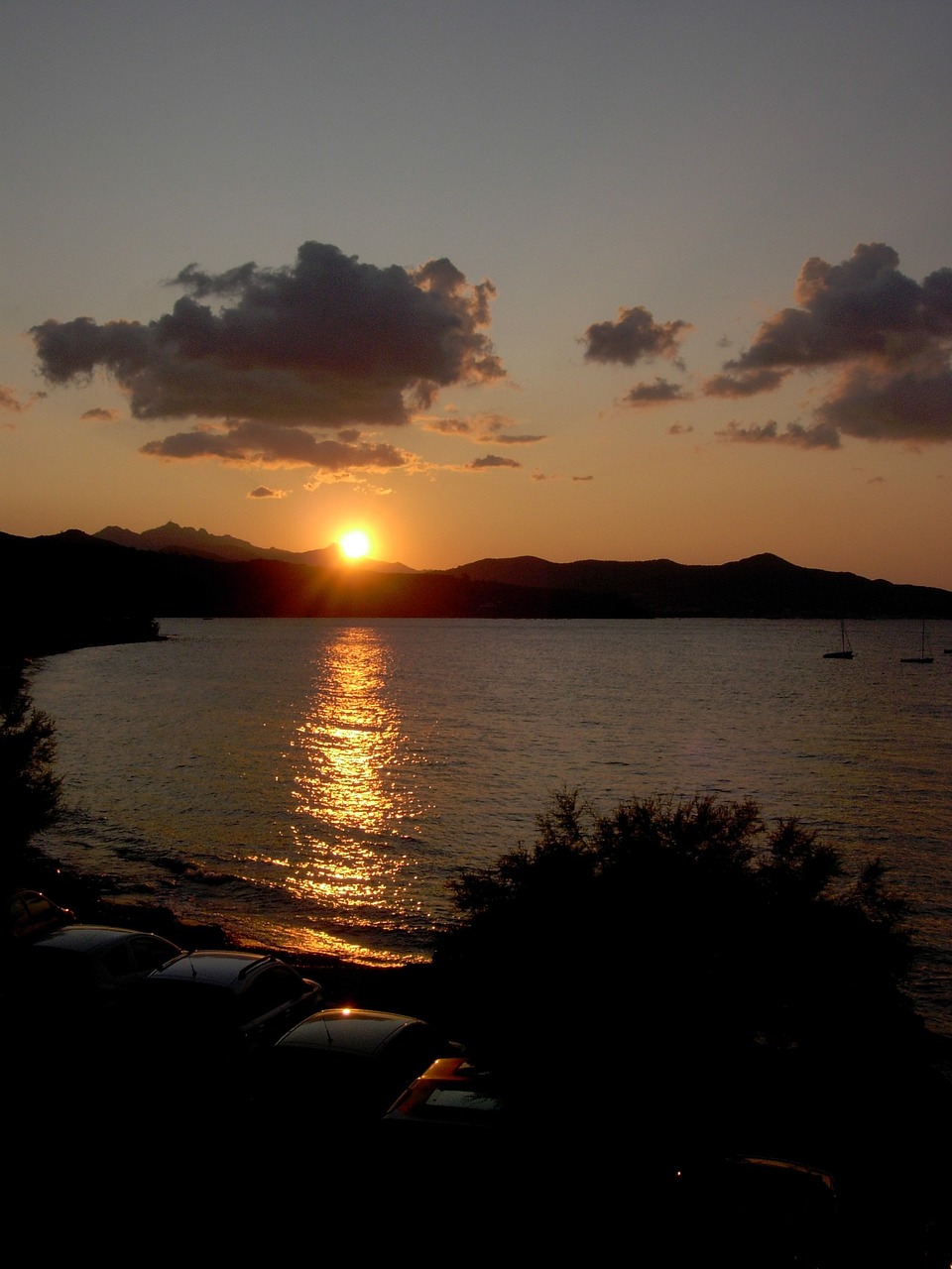 sunset island mood free photo