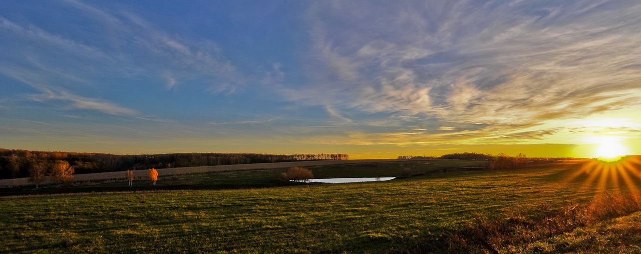 sunset autumn sky free photo