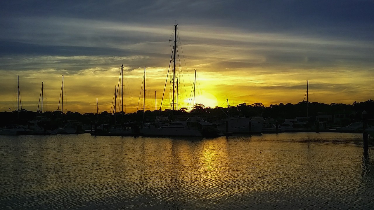 sunset landscape ocean free photo