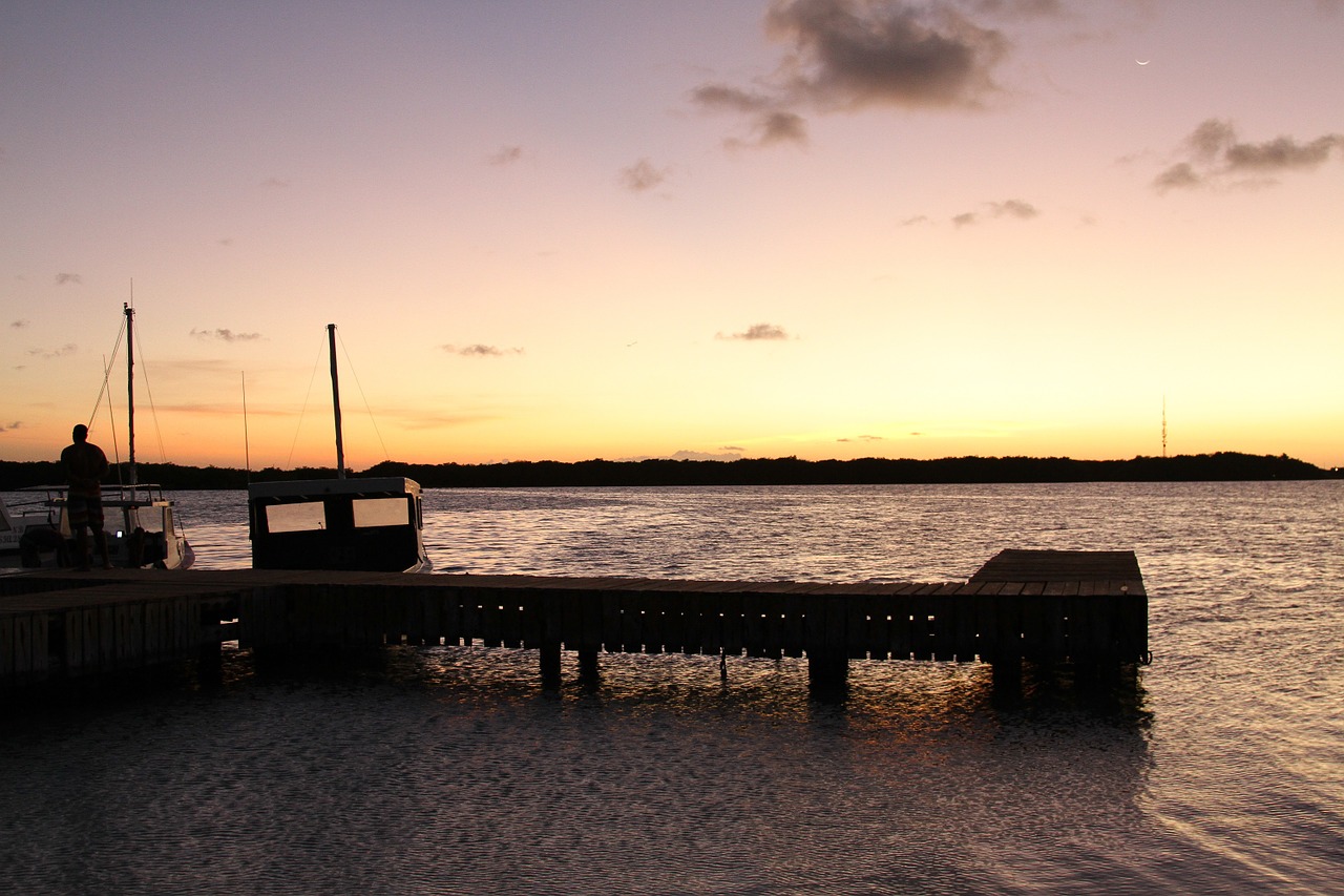 sunset landscape lake free photo