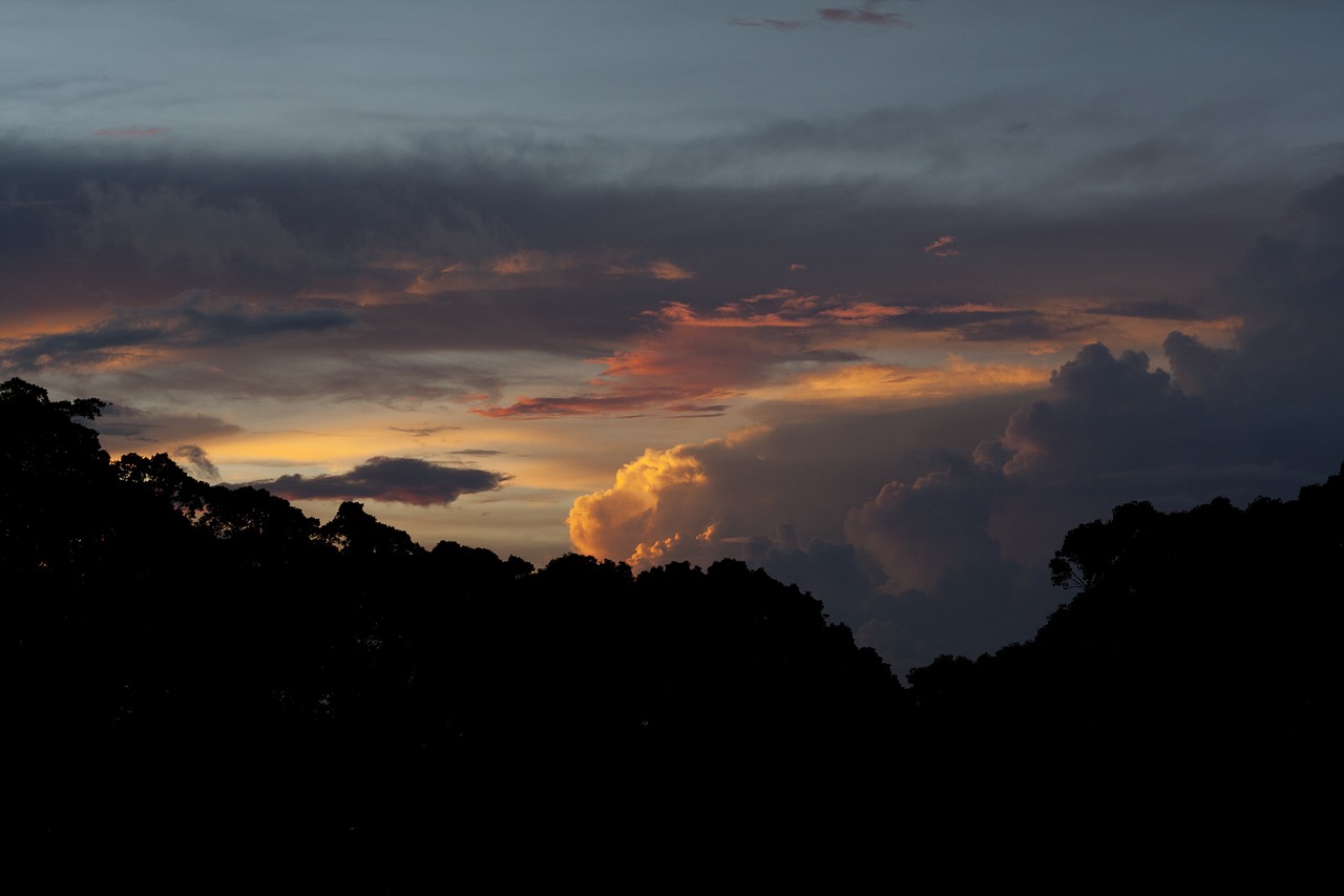 sunset landscape sky free photo