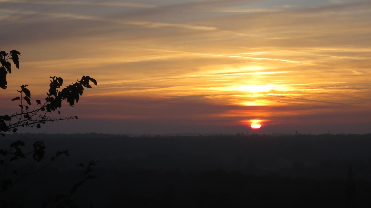 sunset vista evening free photo