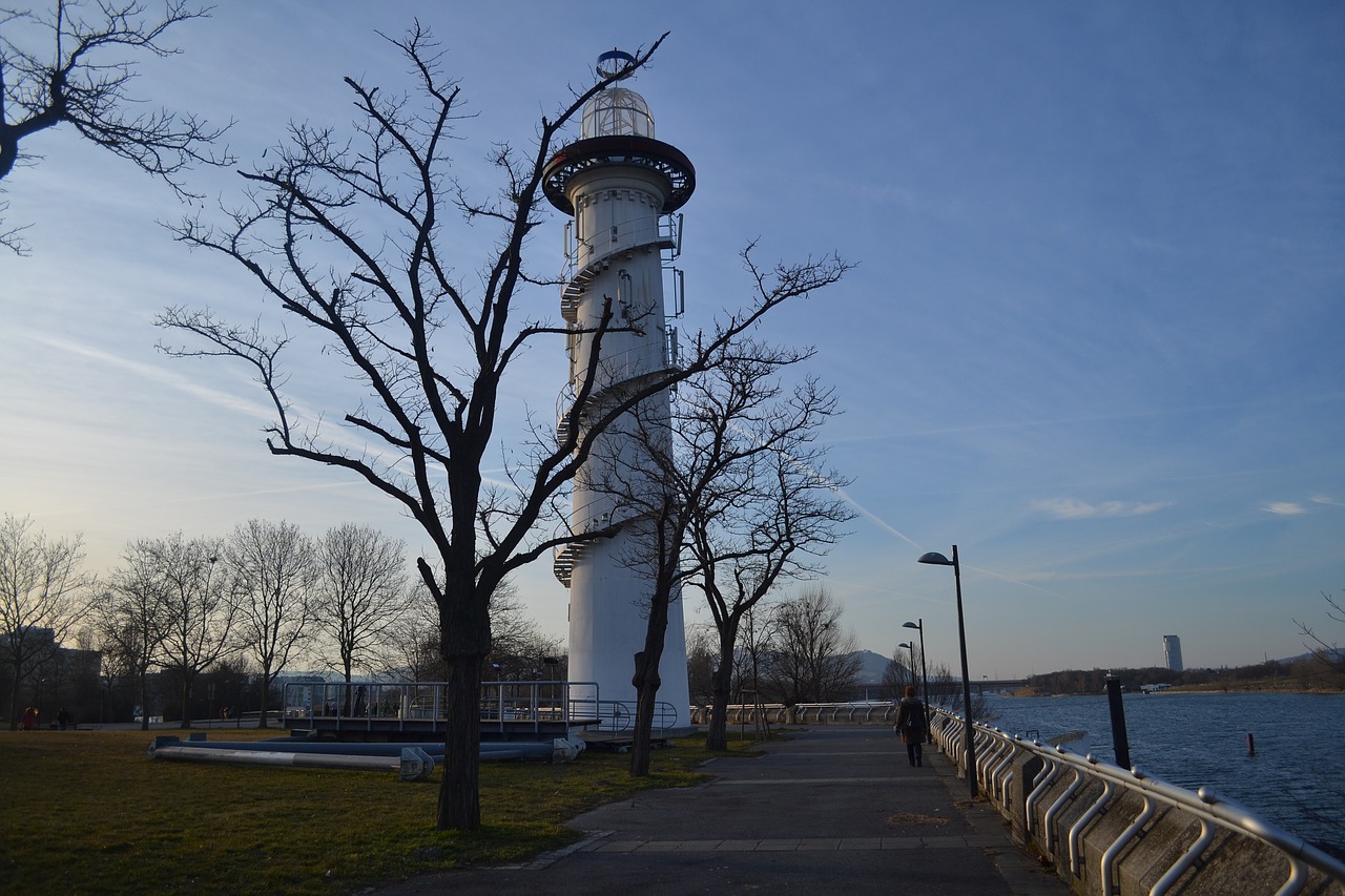 sunset danube island danube free photo