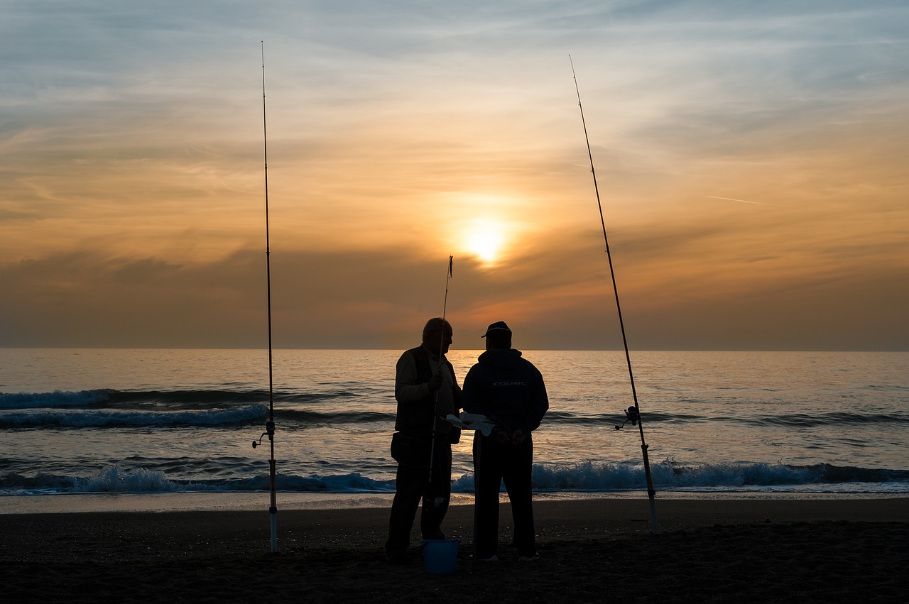 sunset sea beach free photo