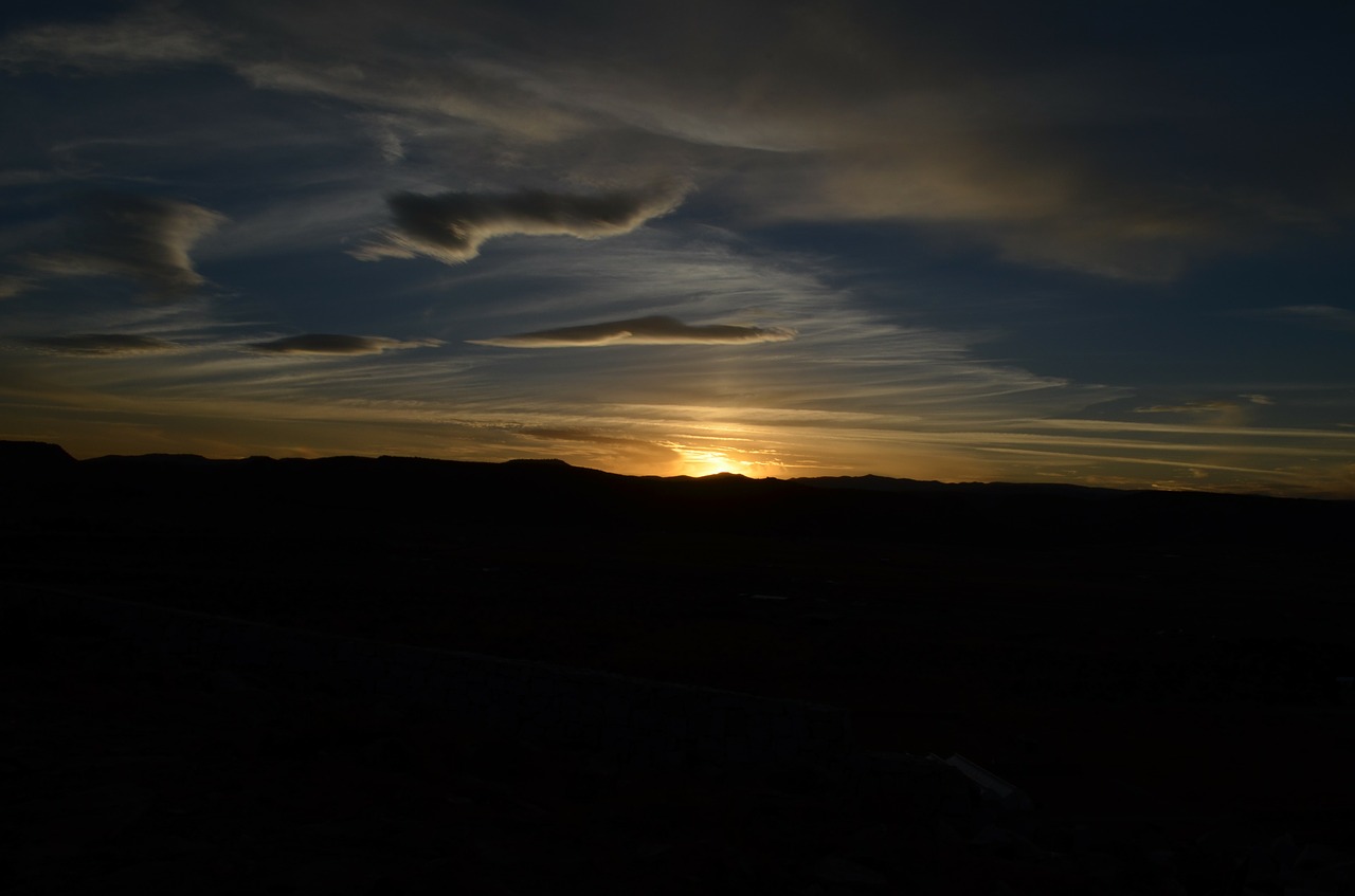 sunset desert casablanca free photo