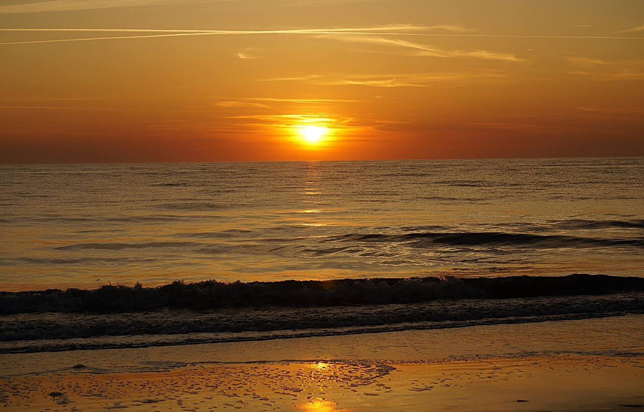 sunset sylt abendstimmung free photo