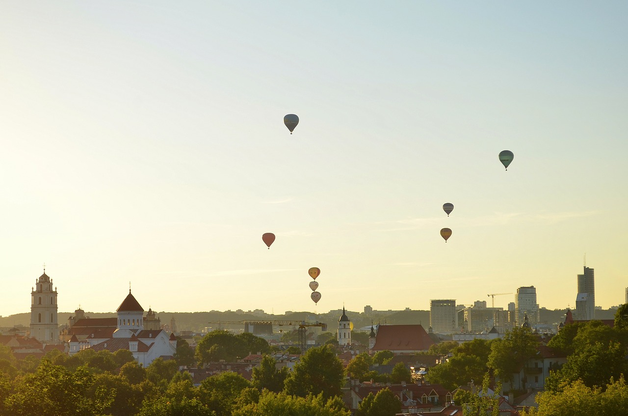 sunset hot air balloons balloon free photo