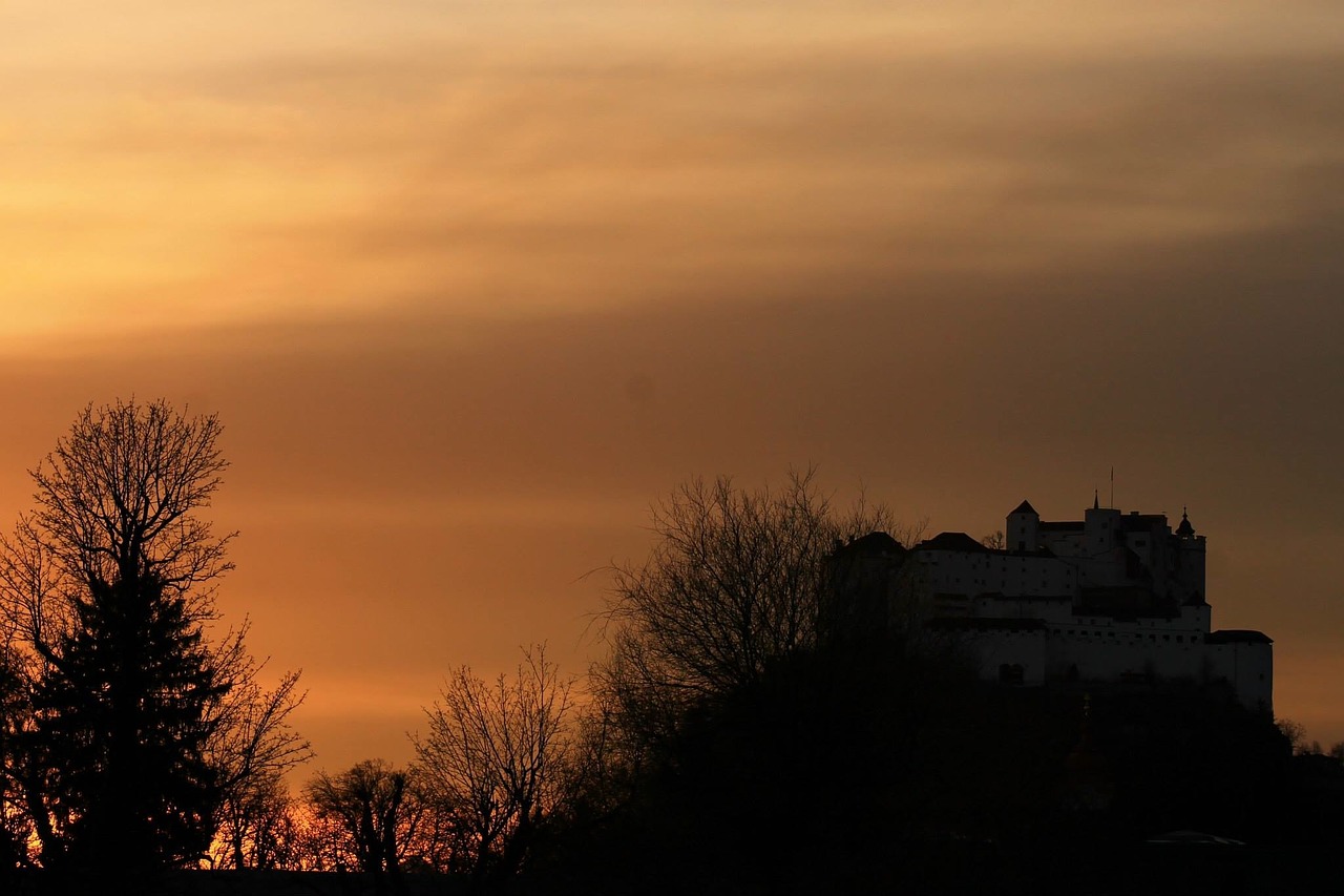 sunset dusk sky free photo