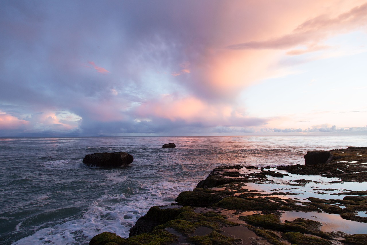 sunset sky clouds free photo