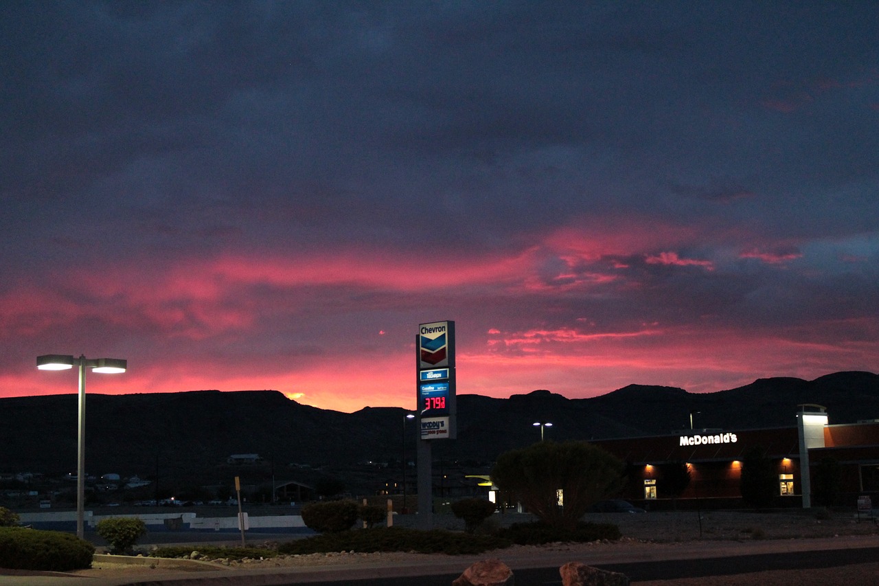 sunset kingman u s free photo