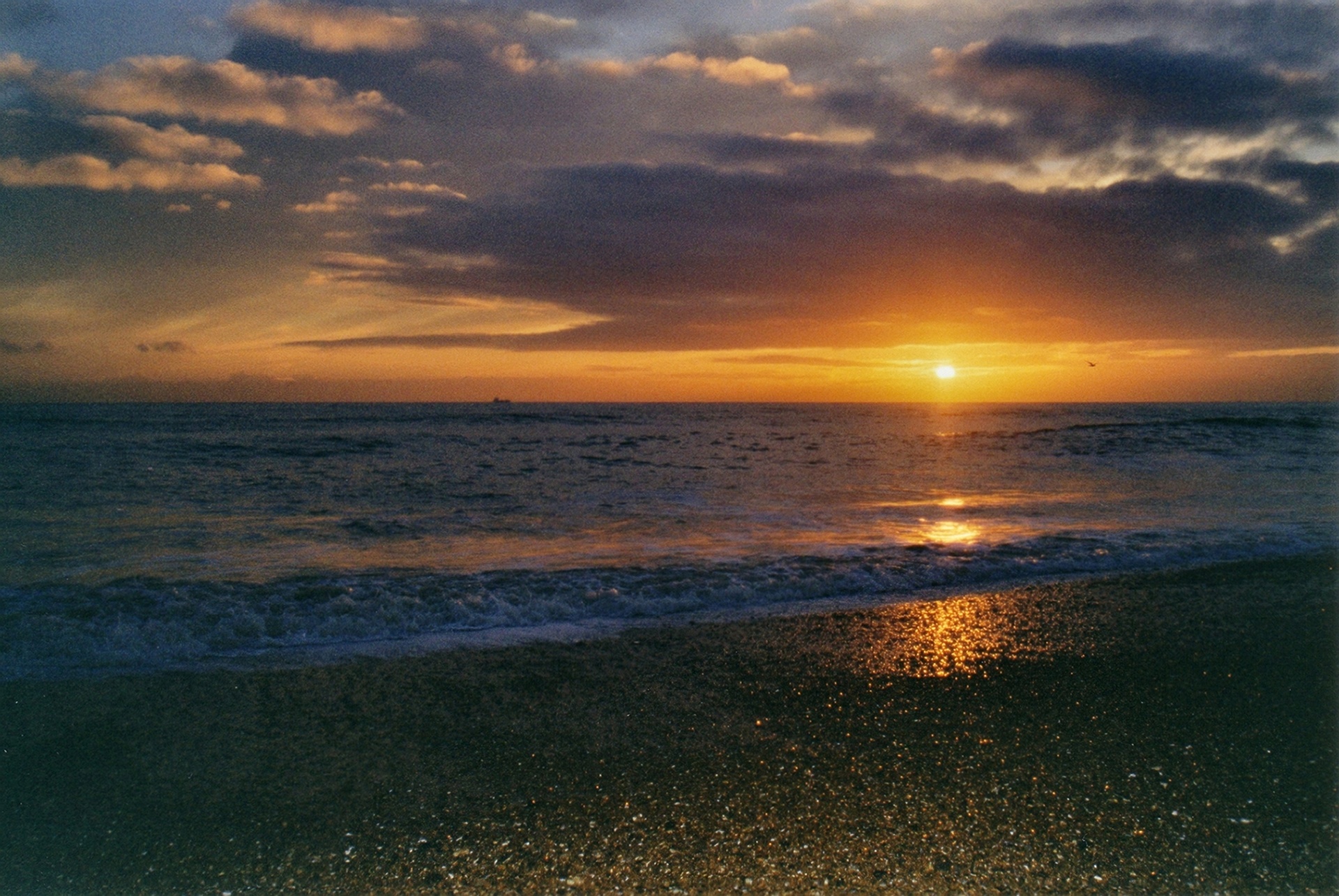 sunset hove east sussex free photo