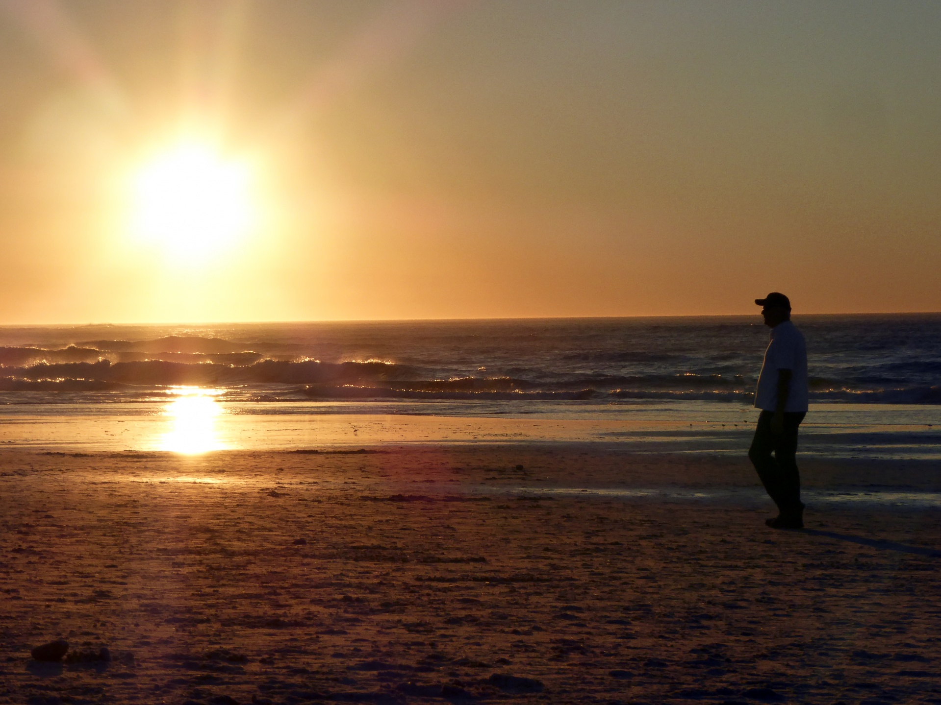 sunset sun set beach free photo