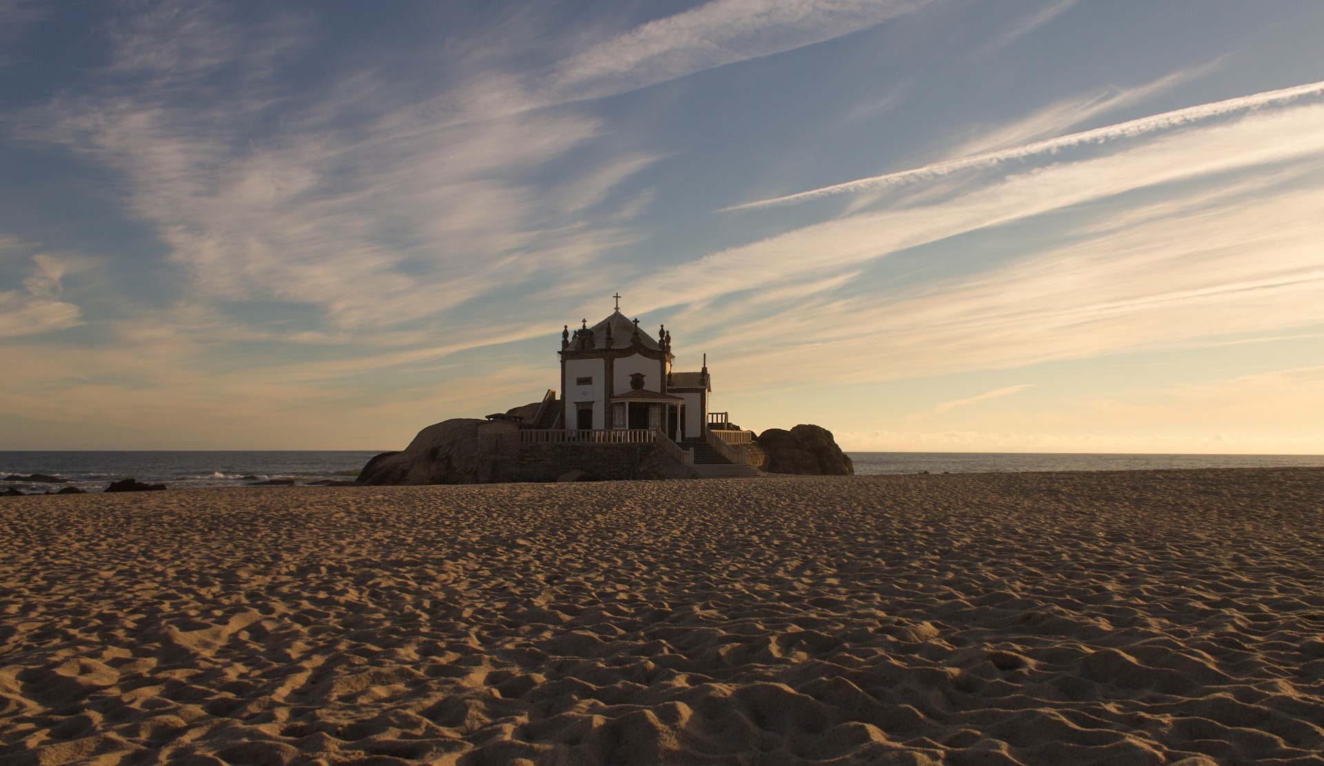 church sunset sand free photo