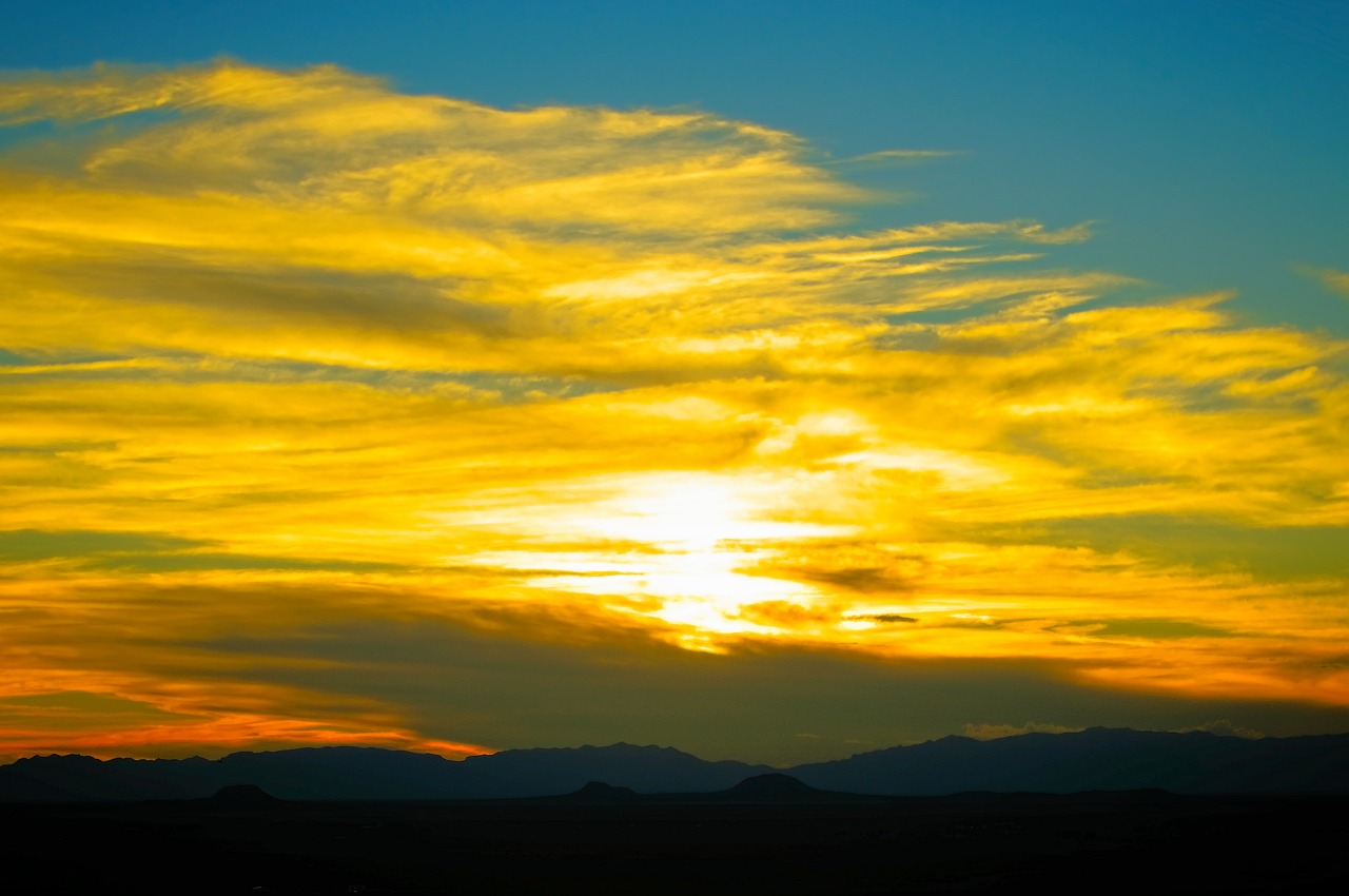 sunset from oliver lee park  sunset  new free photo