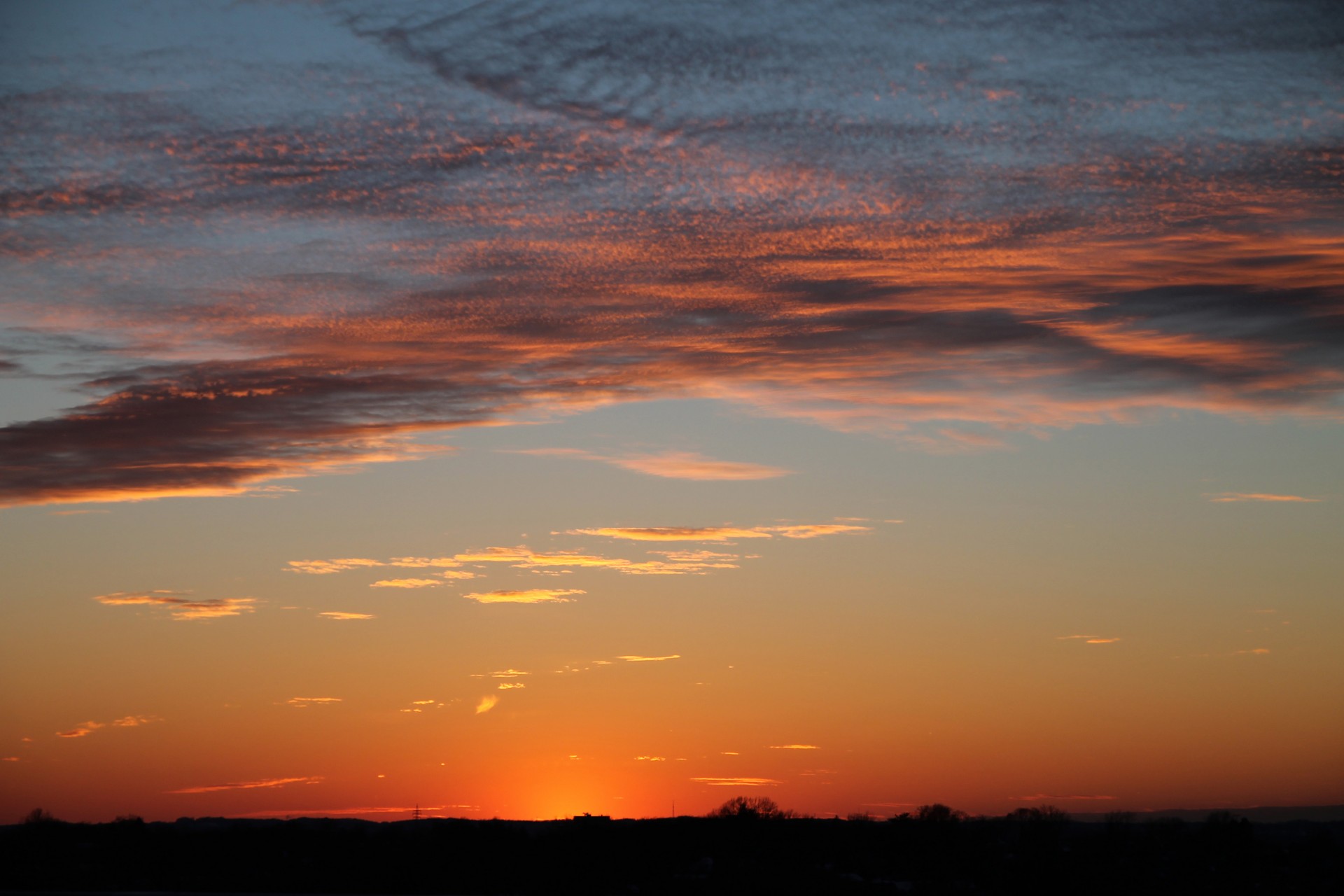 clouds sunset sun free photo