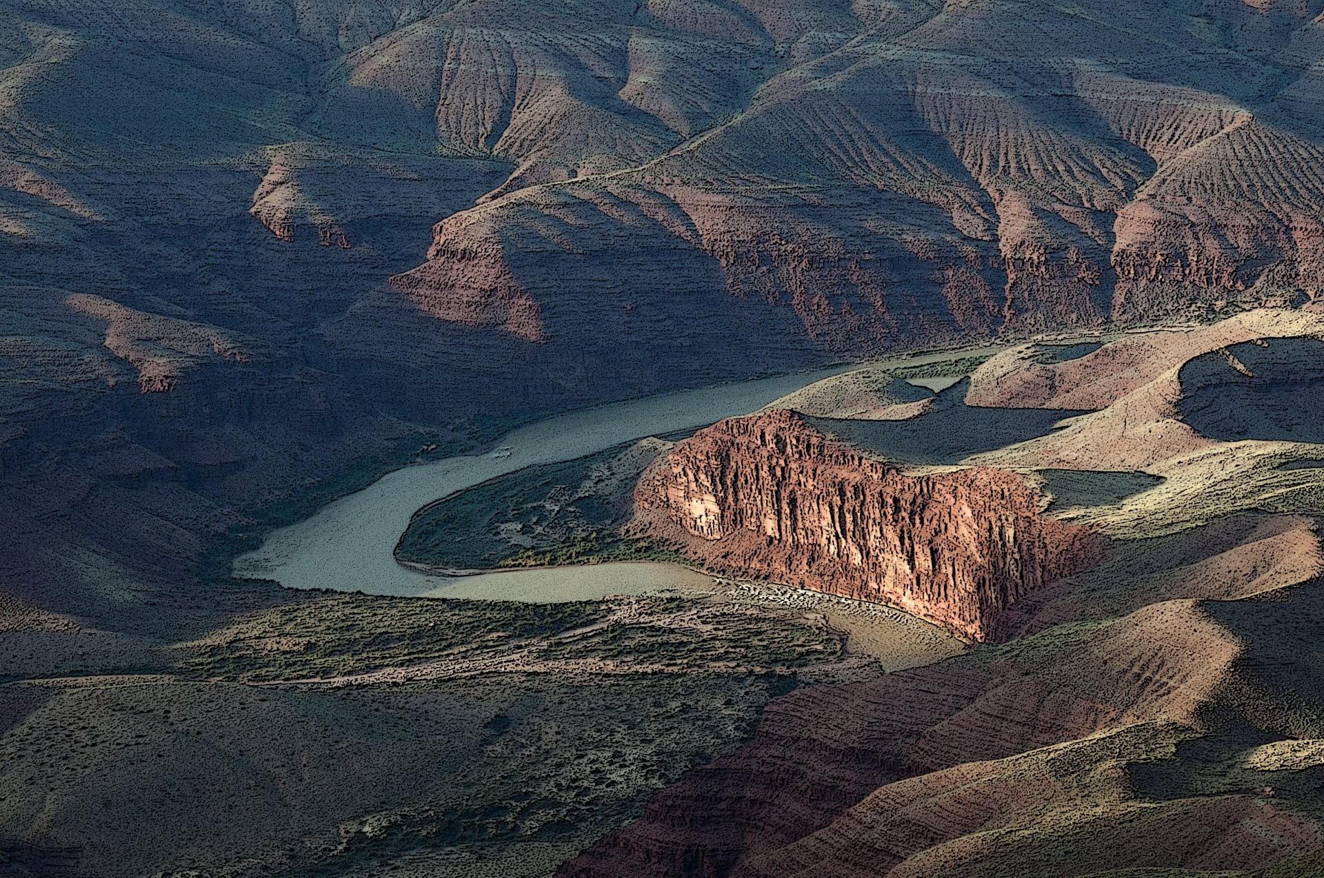 grand canyon sunset colorado river free photo