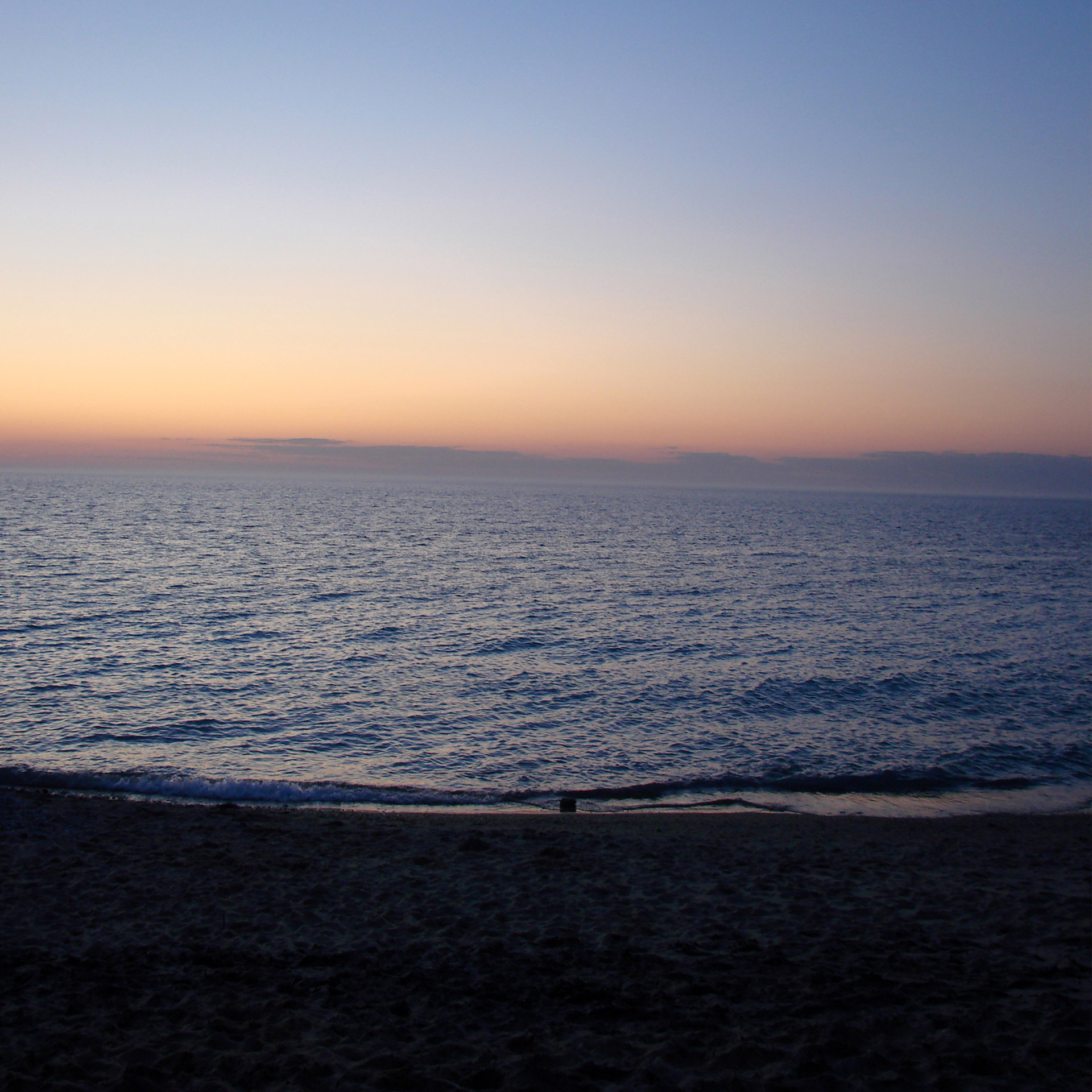 sunset beach michigan free photo