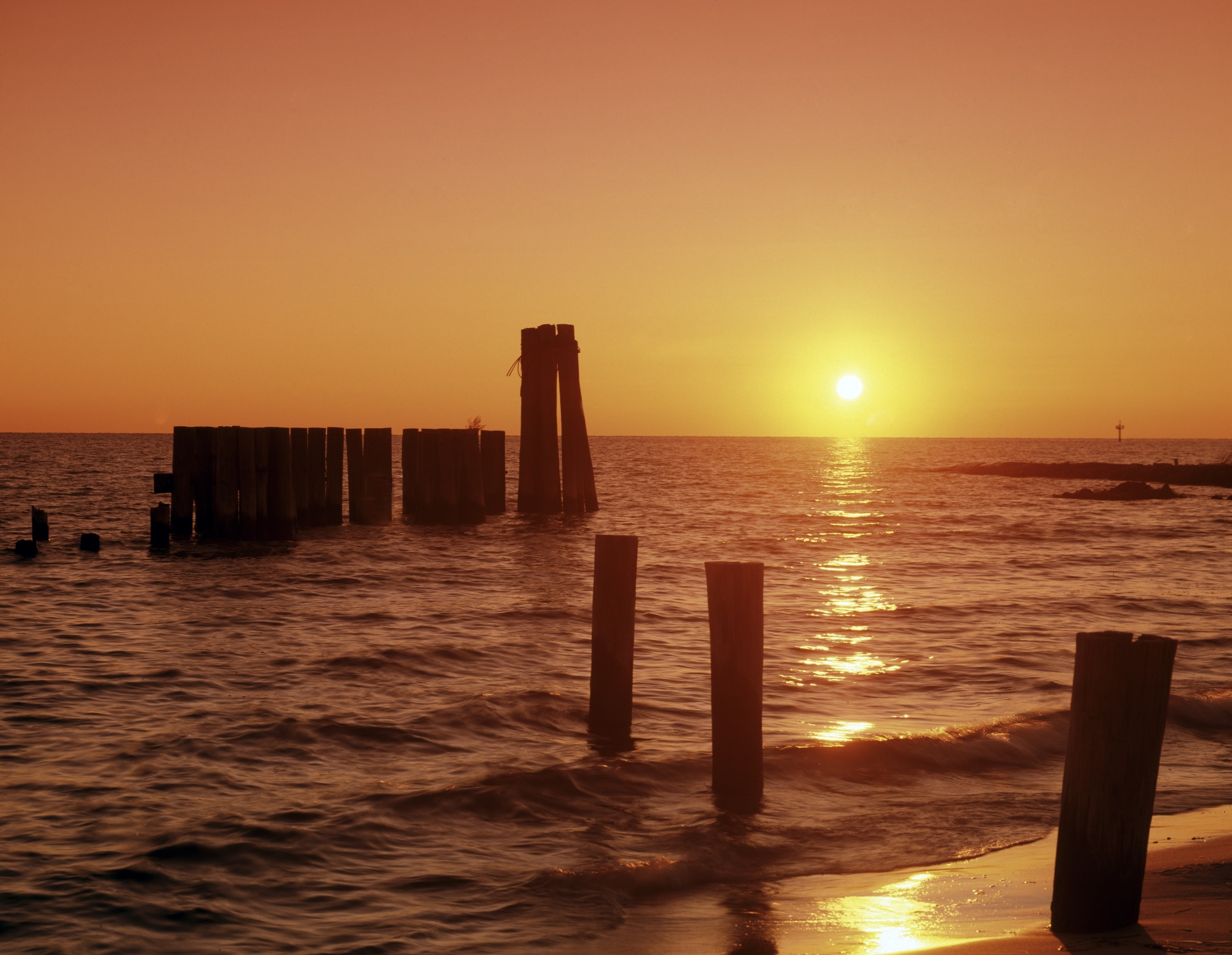 sunset chesapeake bay maryland free photo