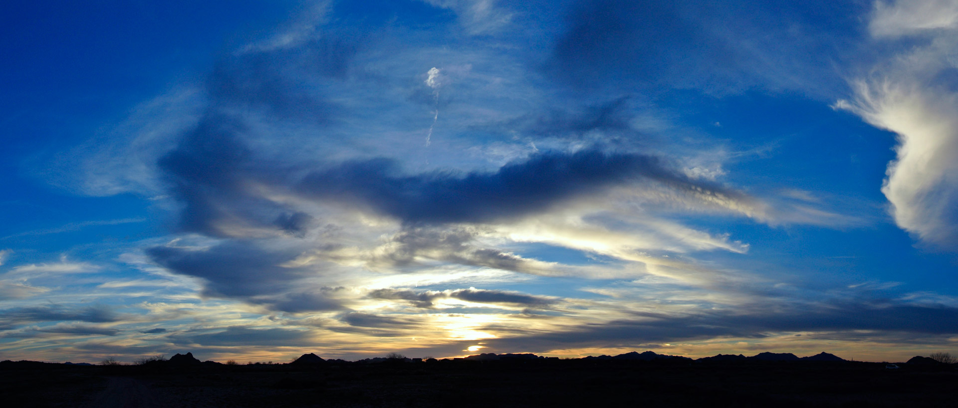 arizona sunset sky free photo